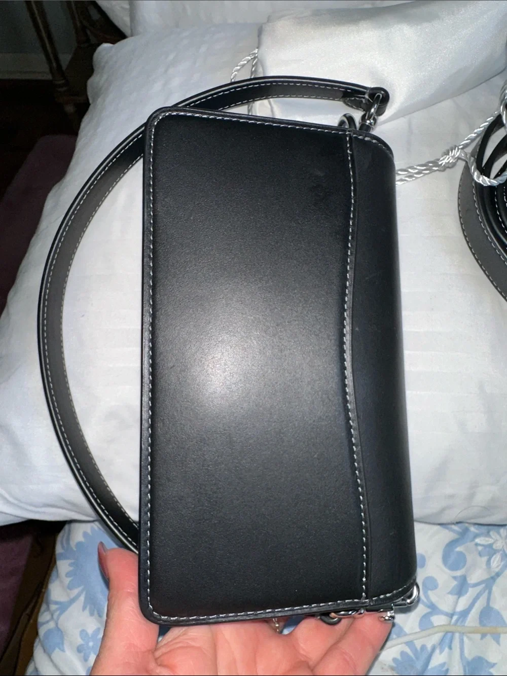 COACH Tabby 20 Crystal Embellished Leather